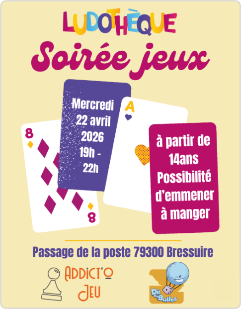 Lire la suite à propos de l’article Soirée jeux